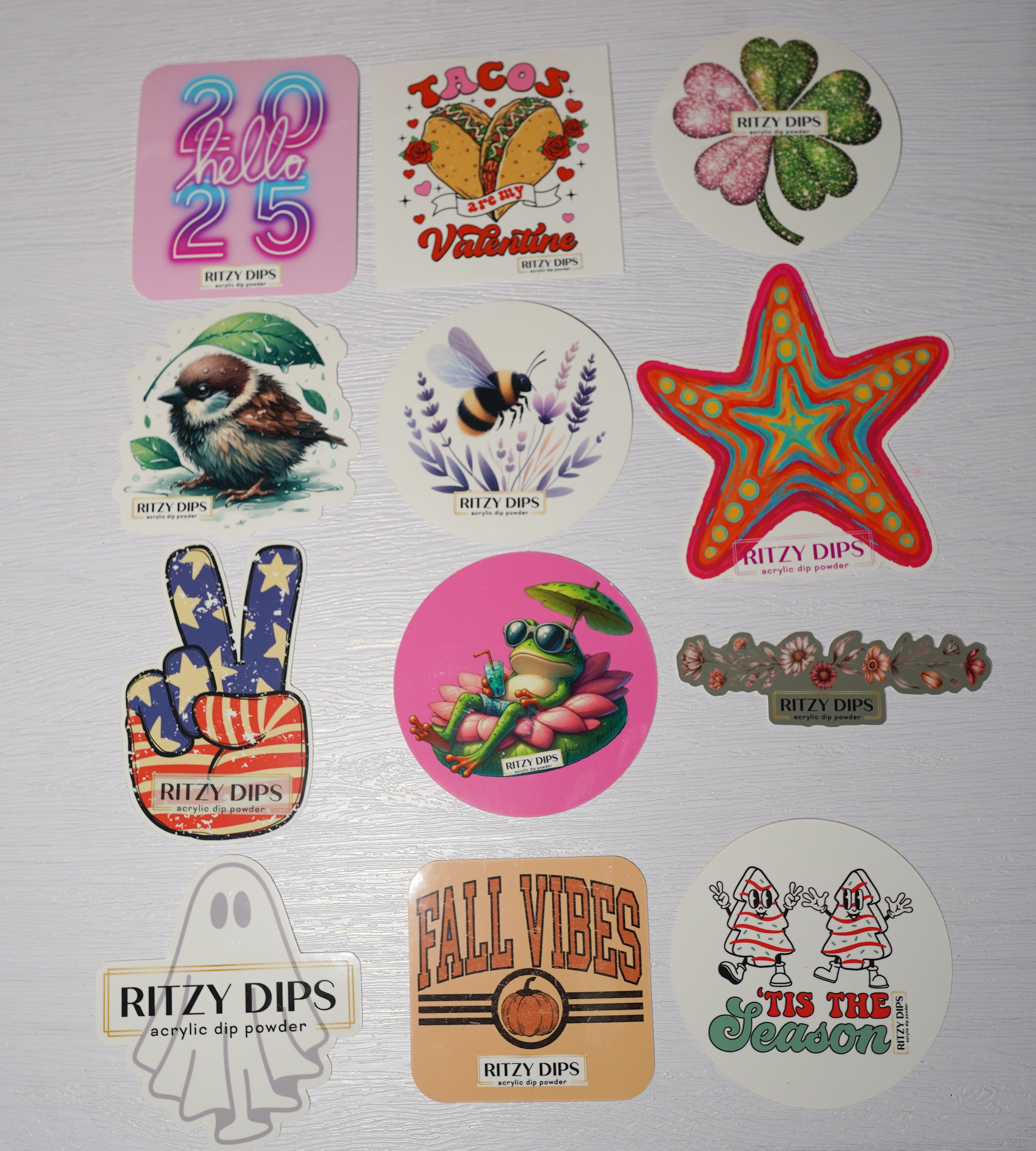 Ritzy 2025 Sticker Bundle