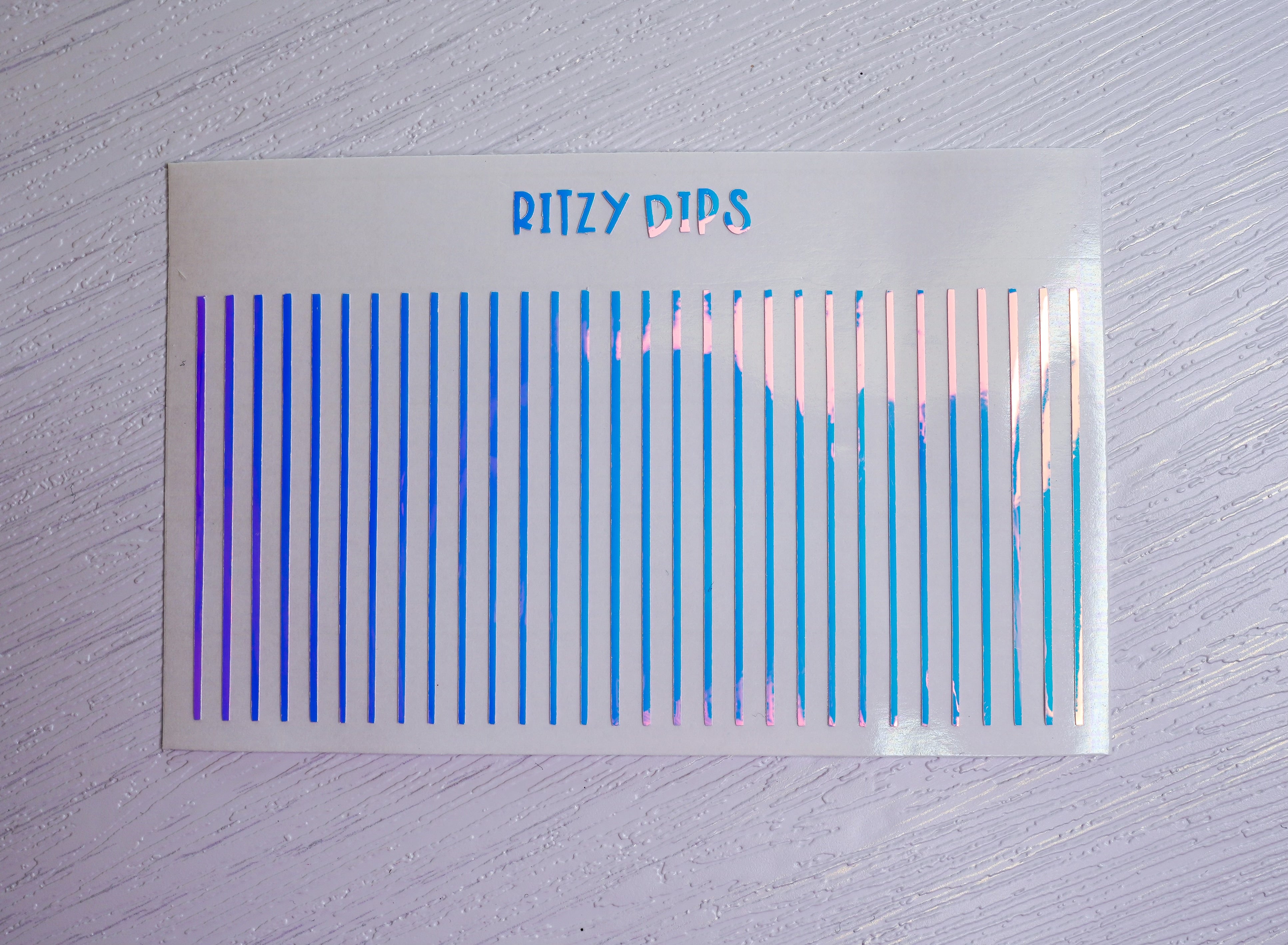 Blue Opal Line Decals