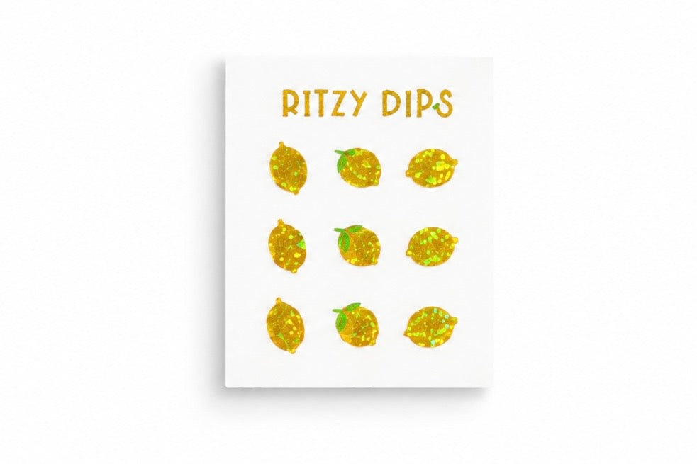 Sparkly Lemon Decals