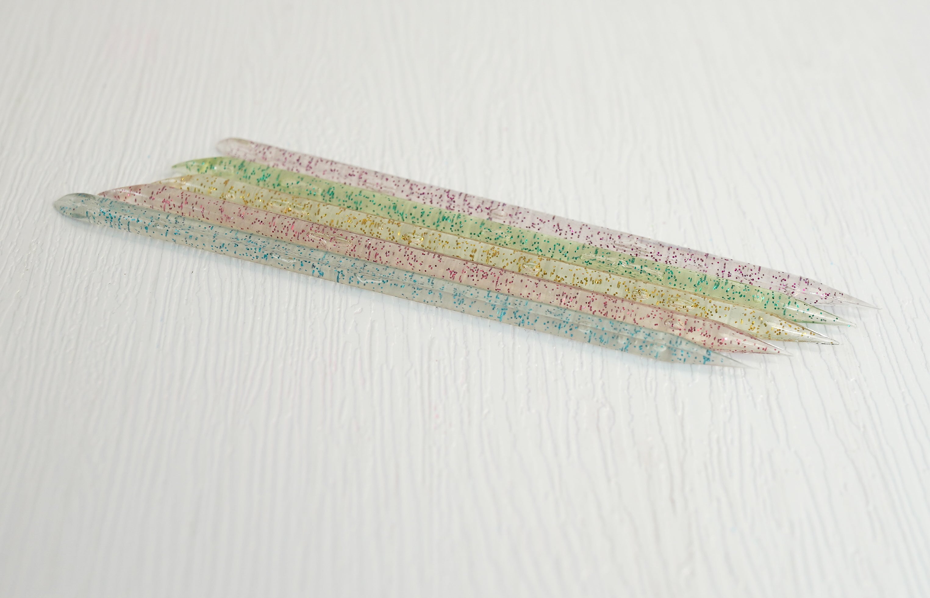 Plastic Cuticle Pushers- Set of 5