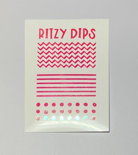 Opal Pink Line & Dot Decals