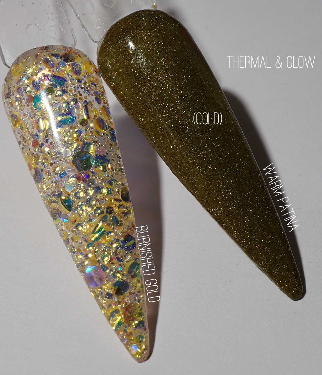 March Duo - Burnished Gold 954 & Warm Patina (glow & thermal) 955