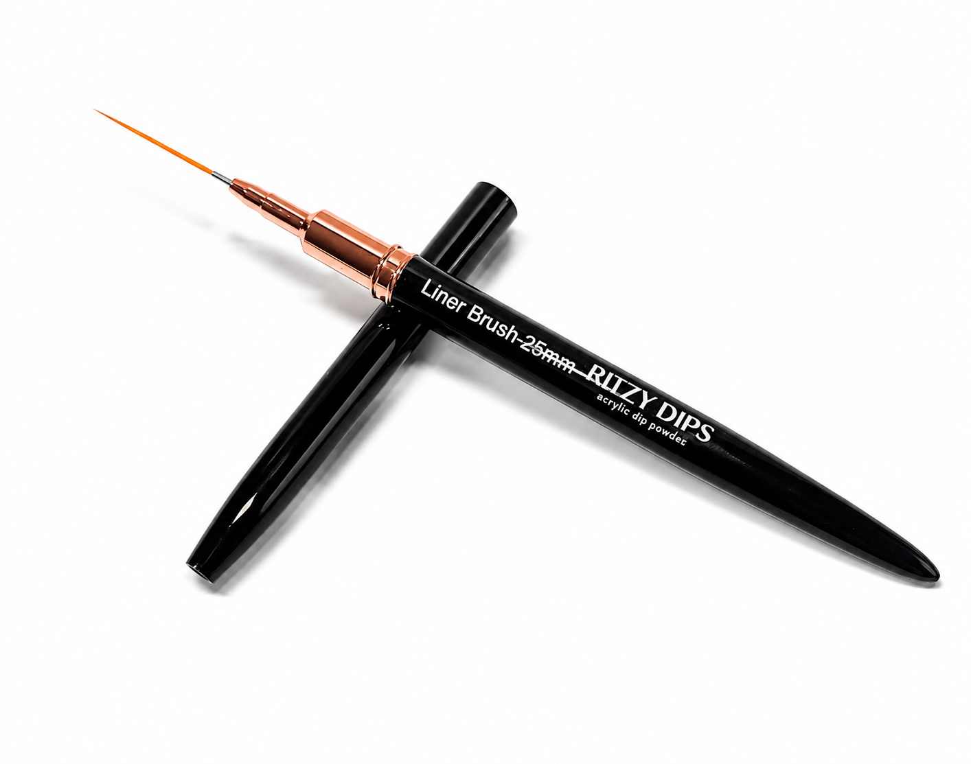 Black Nail Liner Brush- 25mm