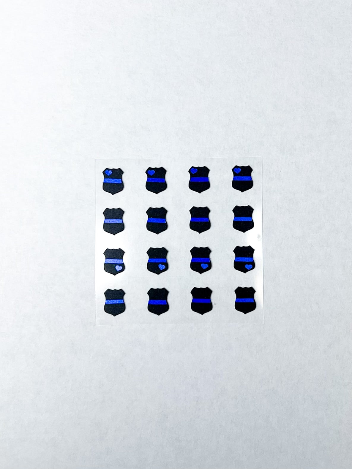 Police Badge with Line Decal