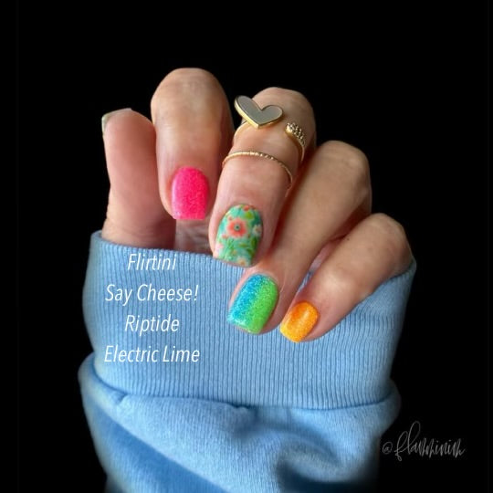 Matte Neon Glitter Collection