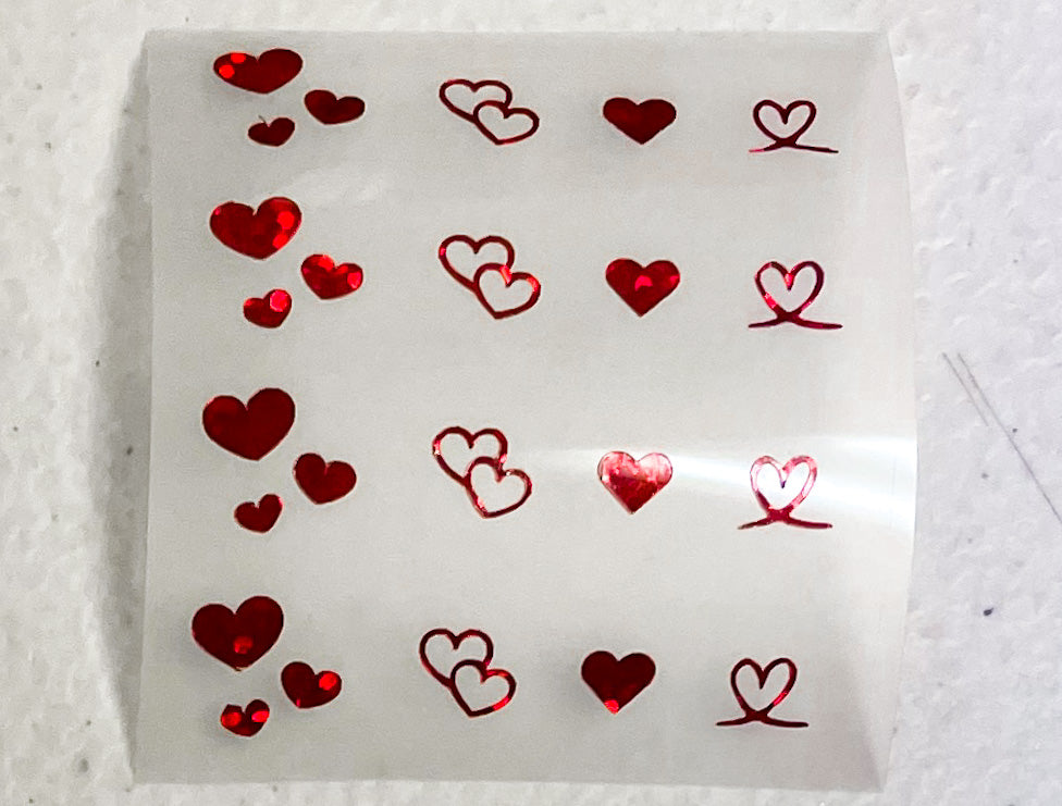 Heart Decals