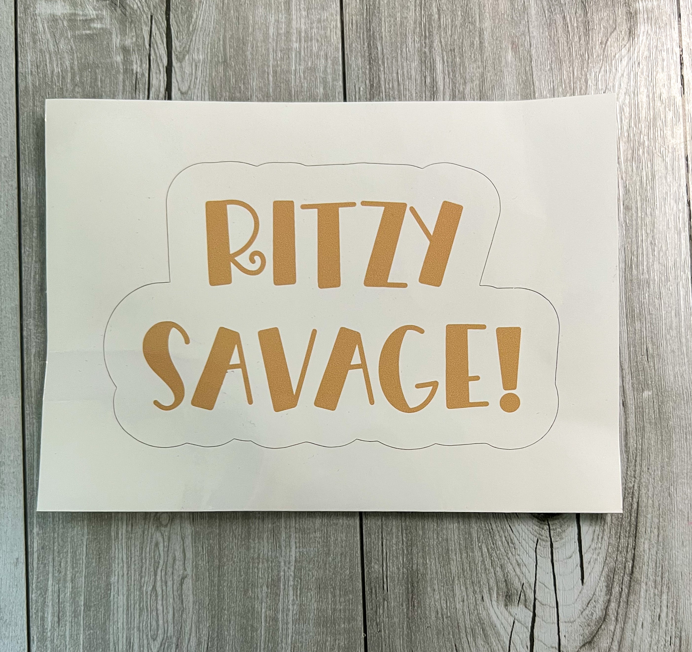 Ritzy Savage Sticker