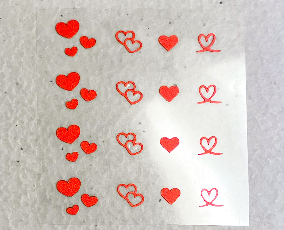 Heart Decals