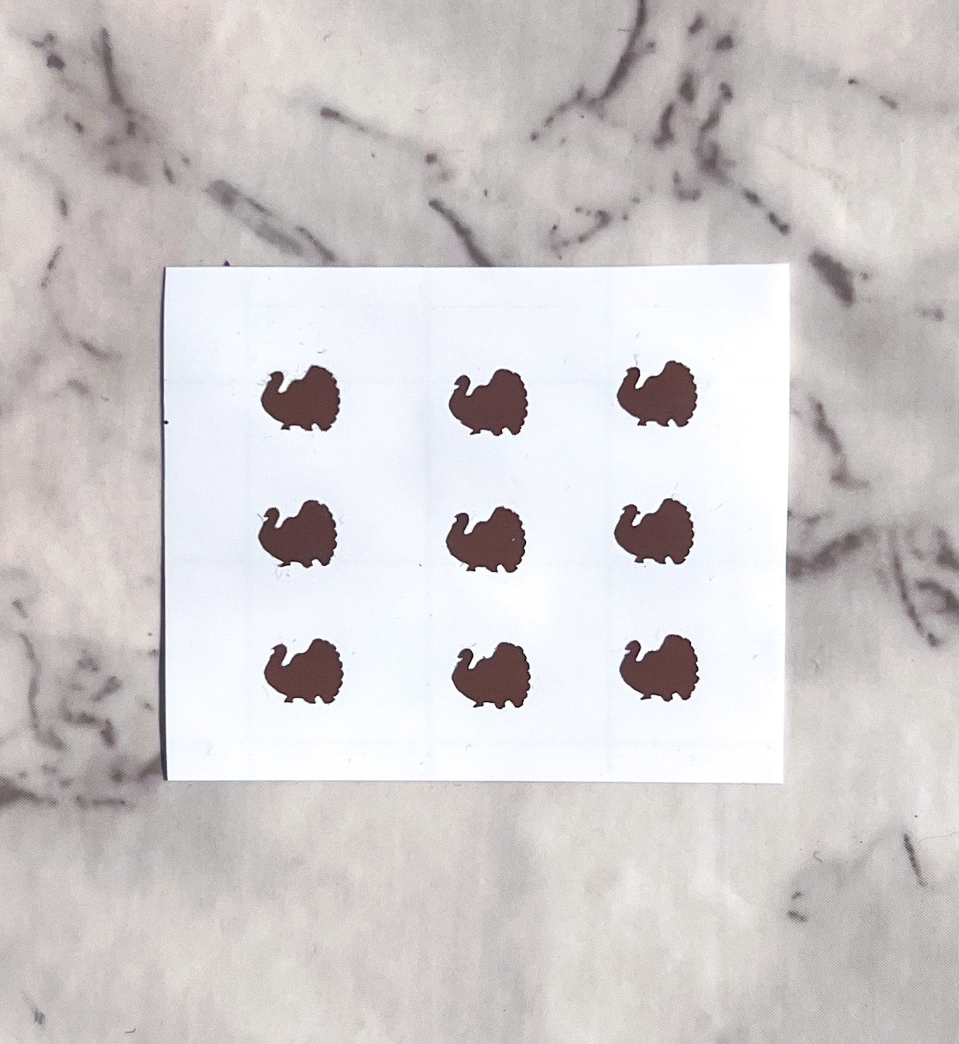 Brown Turkey Decals
