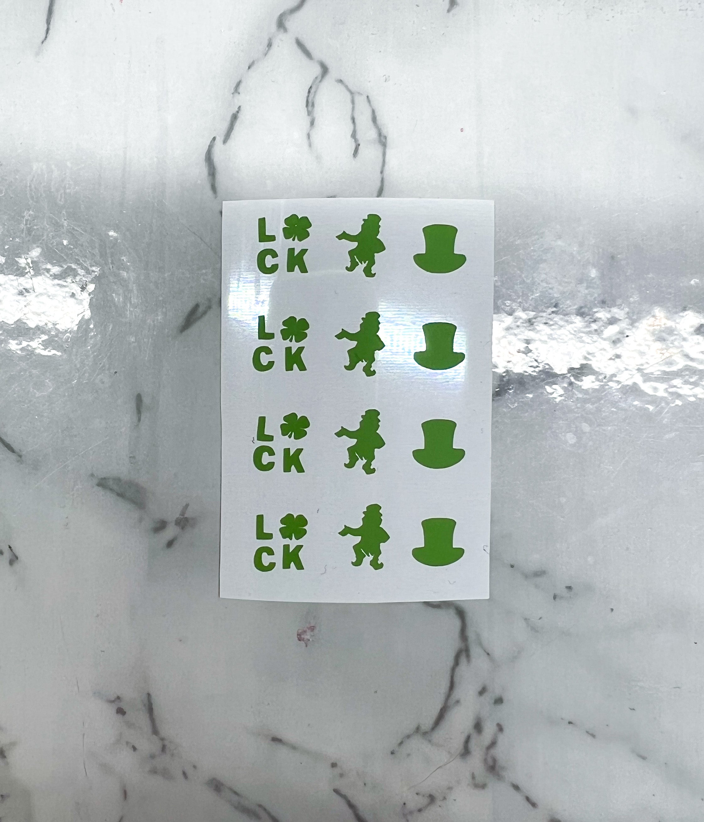 Matte Green St. Patrick’s Day Decal