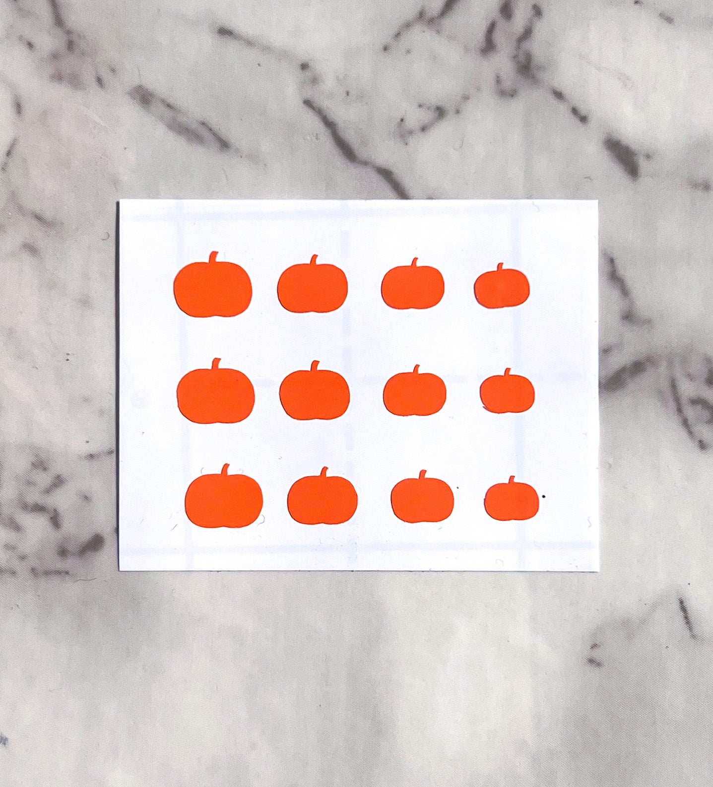 Orange Pumpkin Decals