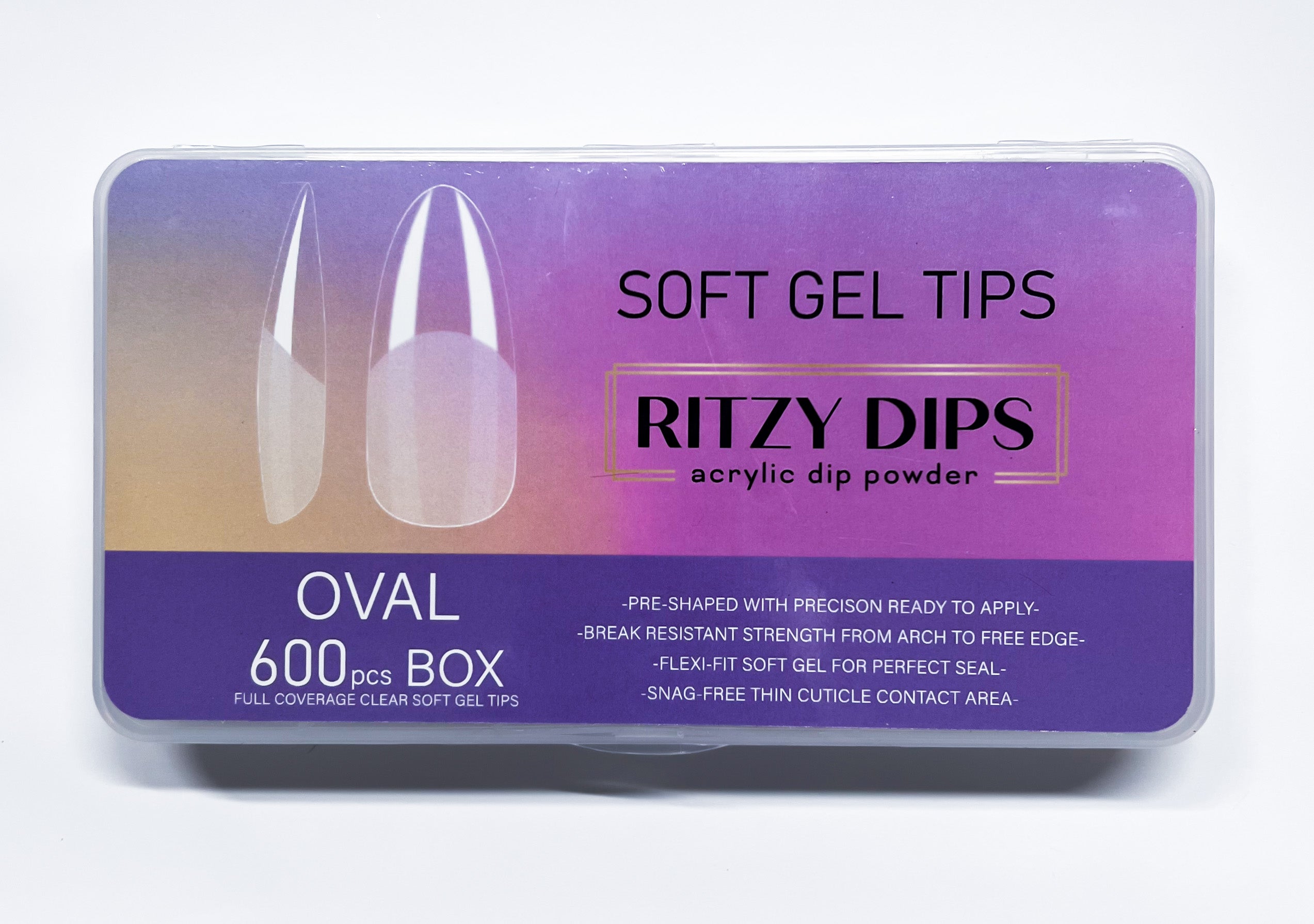 600 count Soft Gel Tips