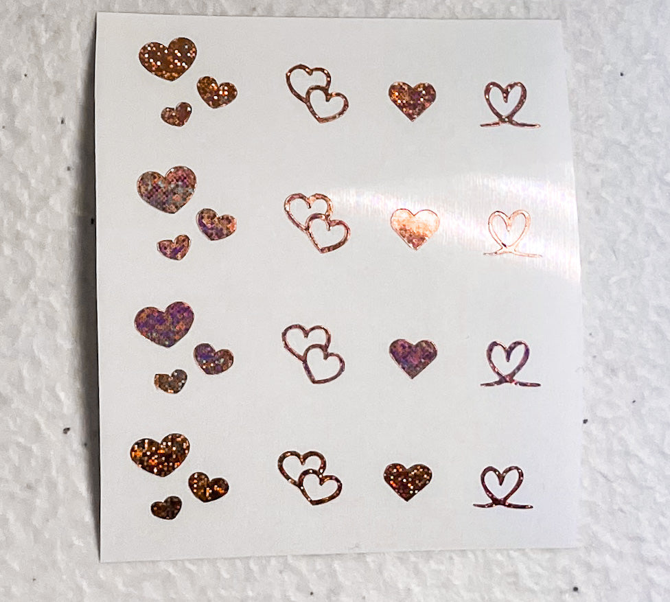 Heart Decals