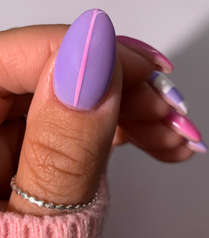 Black Nail Liner Brush- 25mm