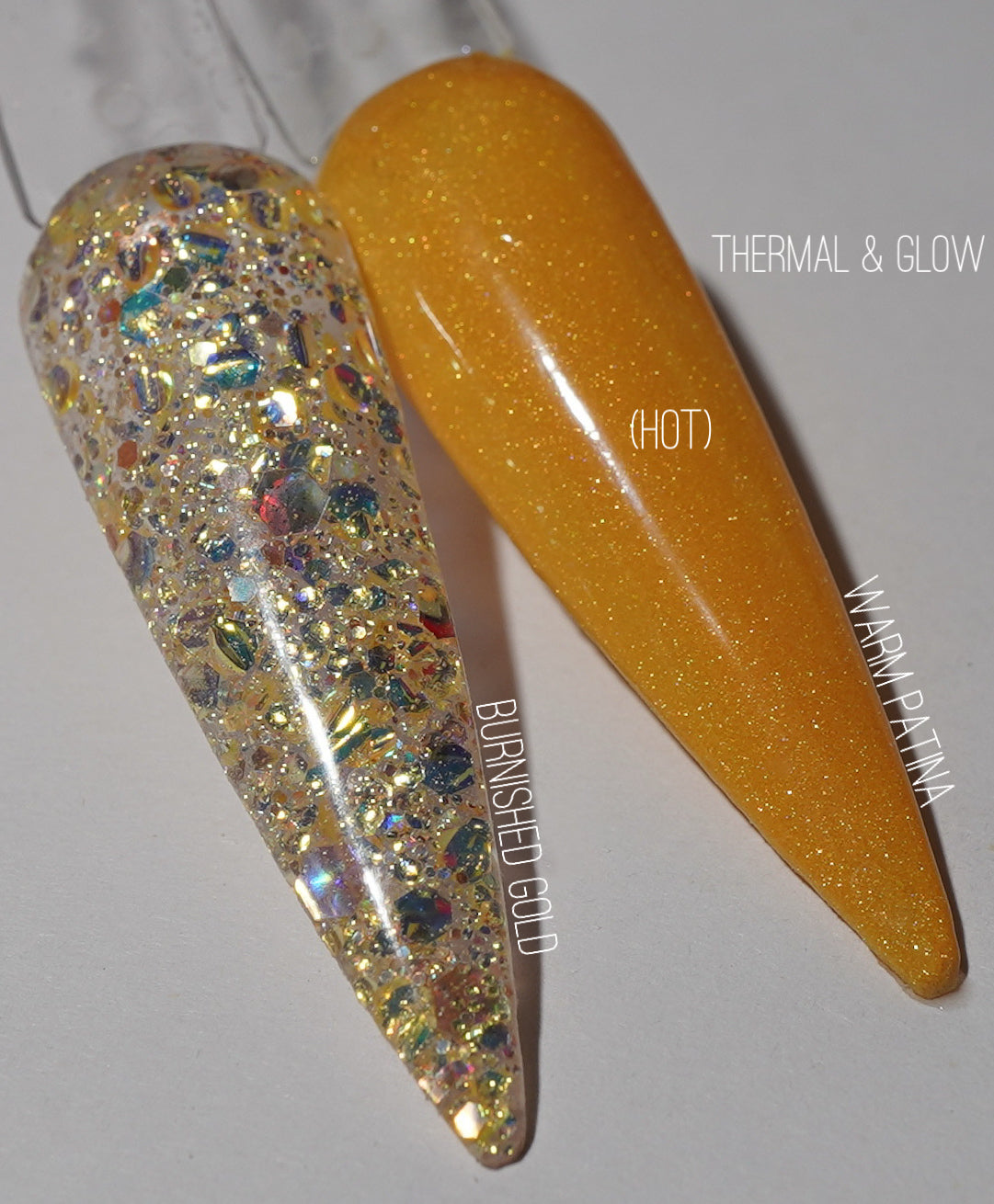 March Duo - Burnished Gold 954 & Warm Patina (glow & thermal) 955