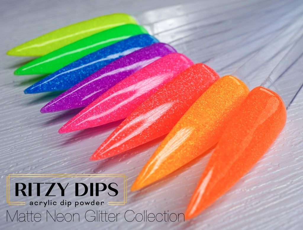 Matte Neon Glitter Collection