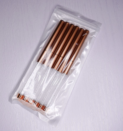 Nail Liner Brushes - Set of 6