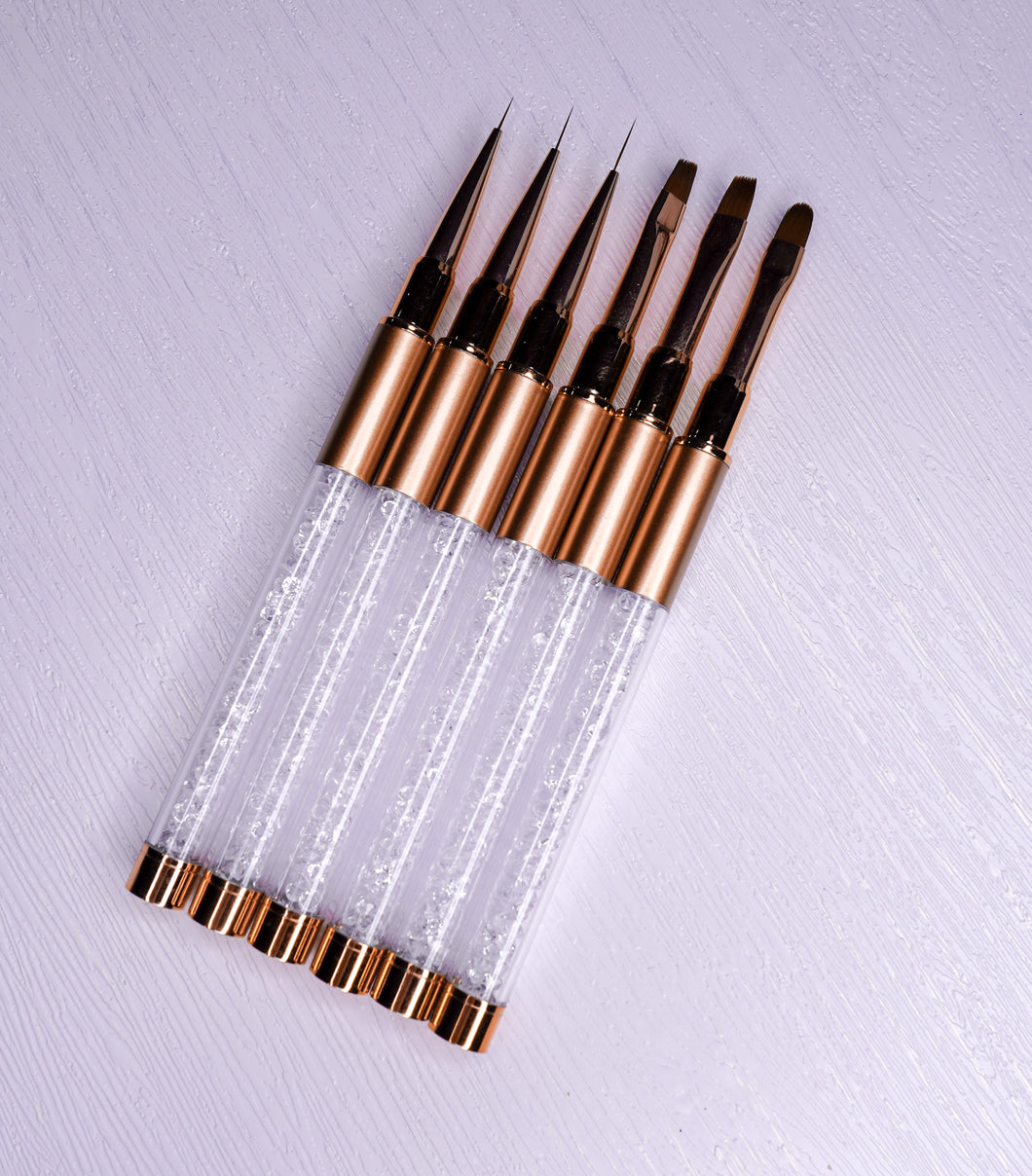 Nail Liner Brushes - Set of 6