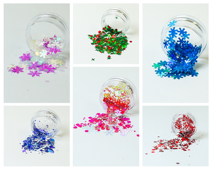 Snowflake Loose Glitters Bundle