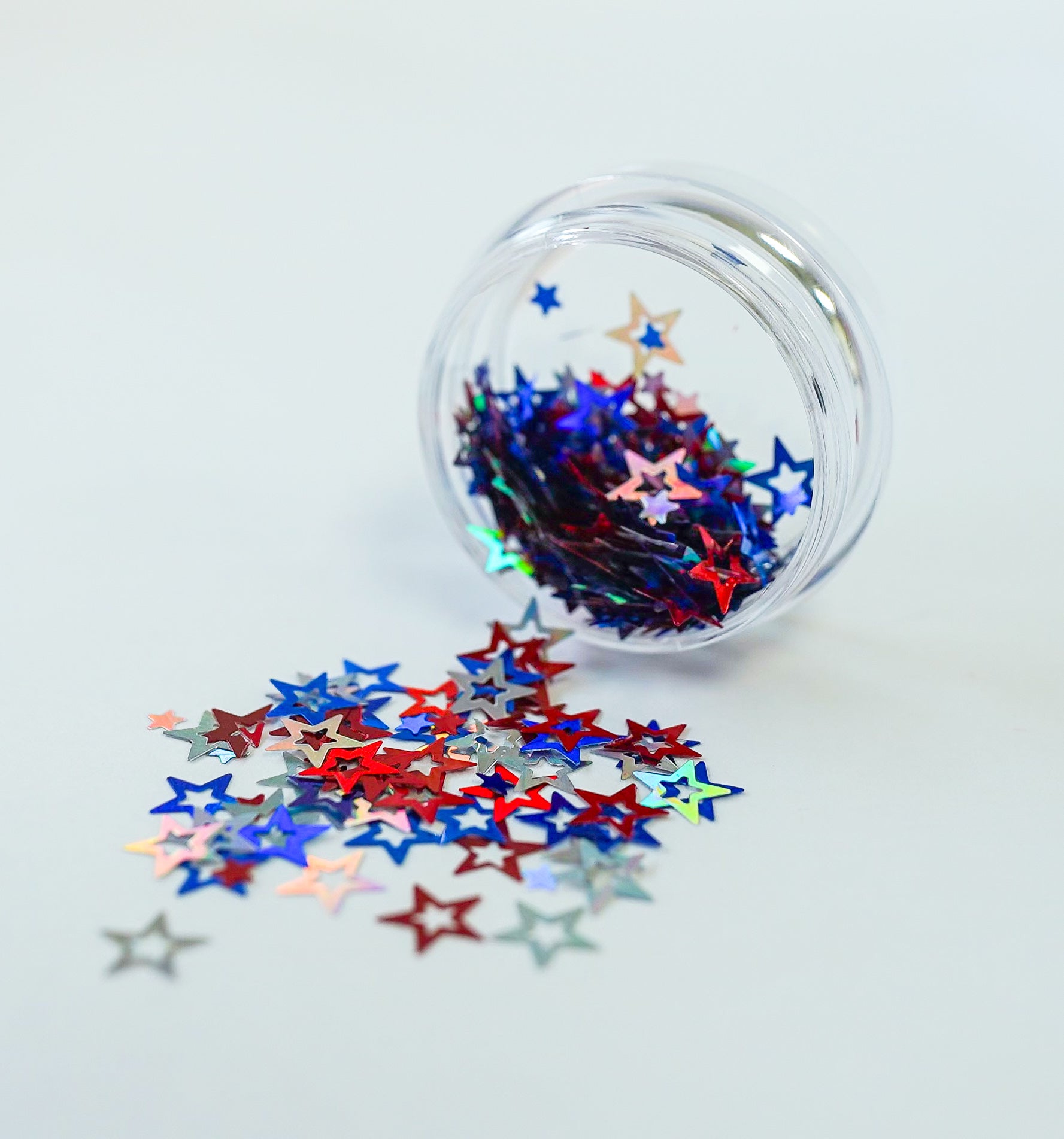 Red, White and Blue Star Loose Gliltter