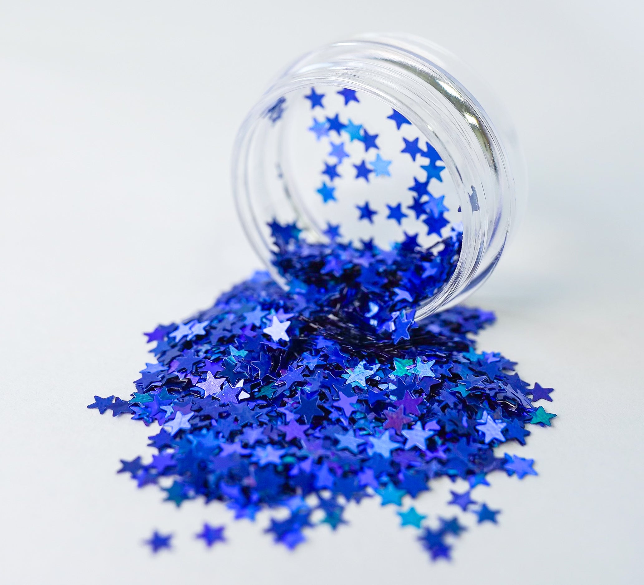 Dark Blue Holo Star Loose Glitter