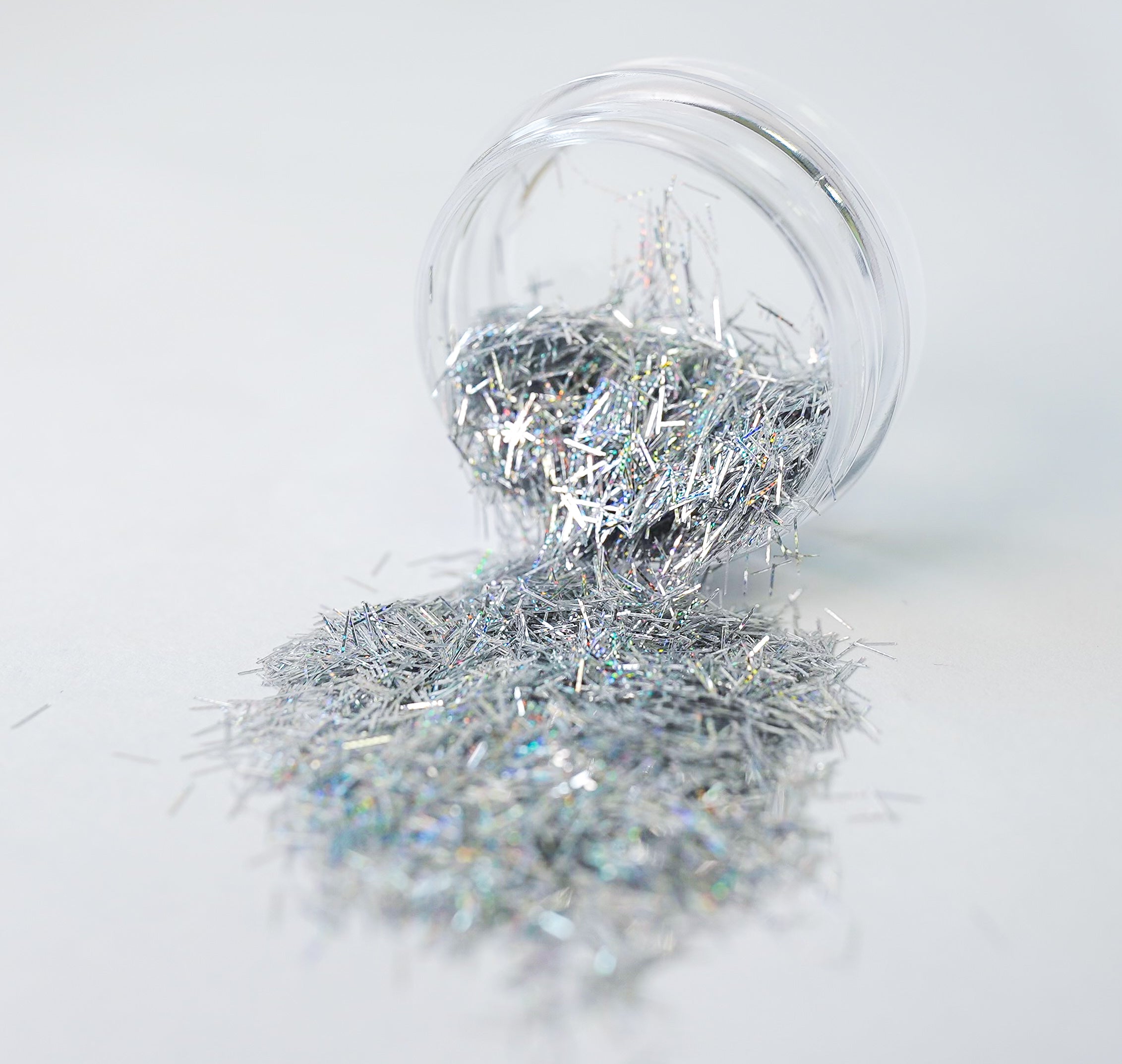 Silver Holo Tinsel Loose Glitter