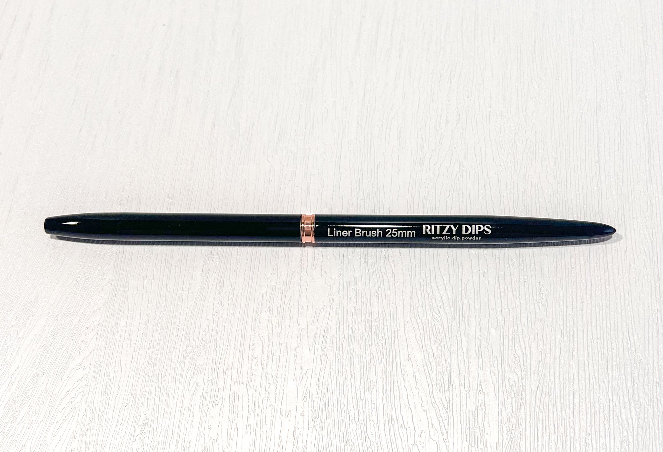 Black Nail Liner Brush- 25mm