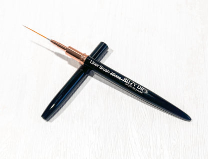 Black Nail Liner Brush- 25mm