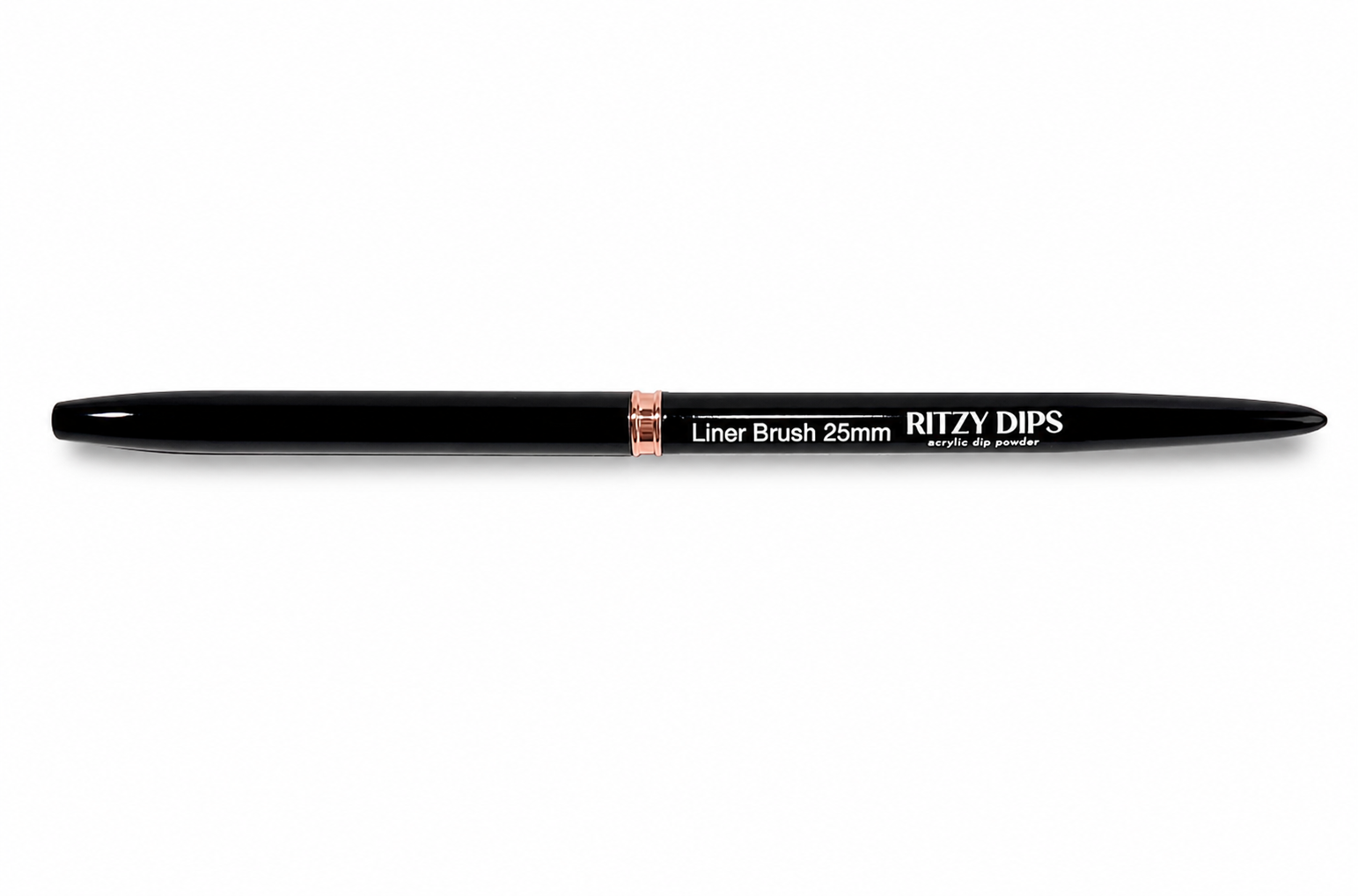 Black Nail Liner Brush- 25mm