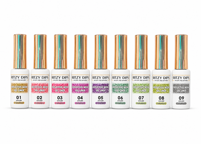 Reflective Neon Gel Liners - Full Set