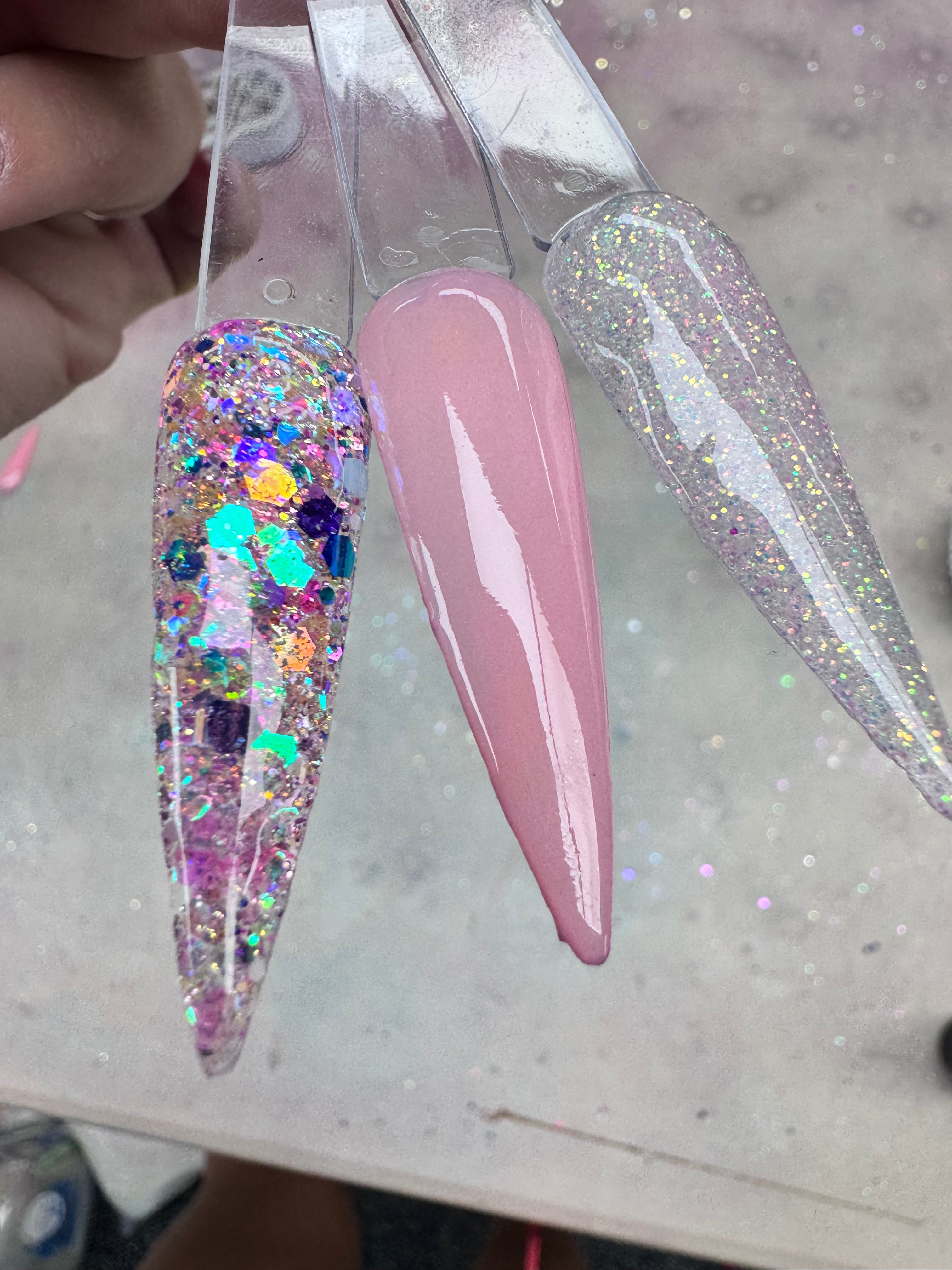 Live Trio - Fairy Wings 1096, Pop Art 1097 & Bunny Nose (Glow) 1098