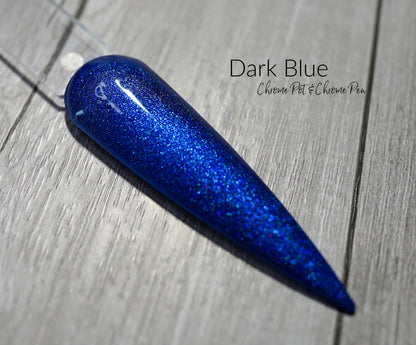 Dark Blue Chrome Pen