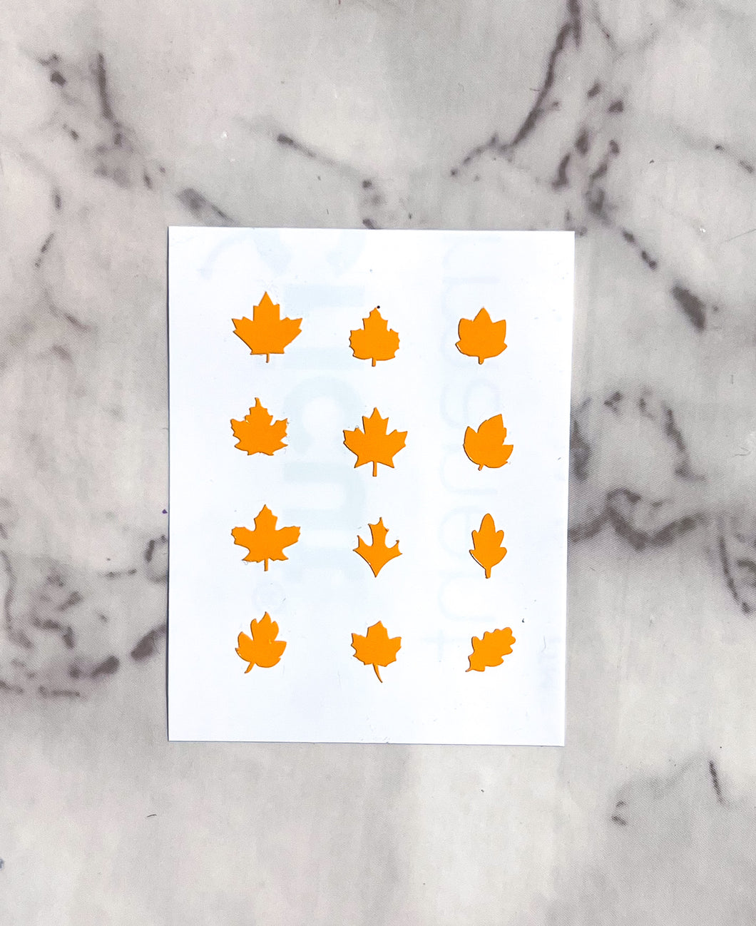 Yellow Leaf Decals