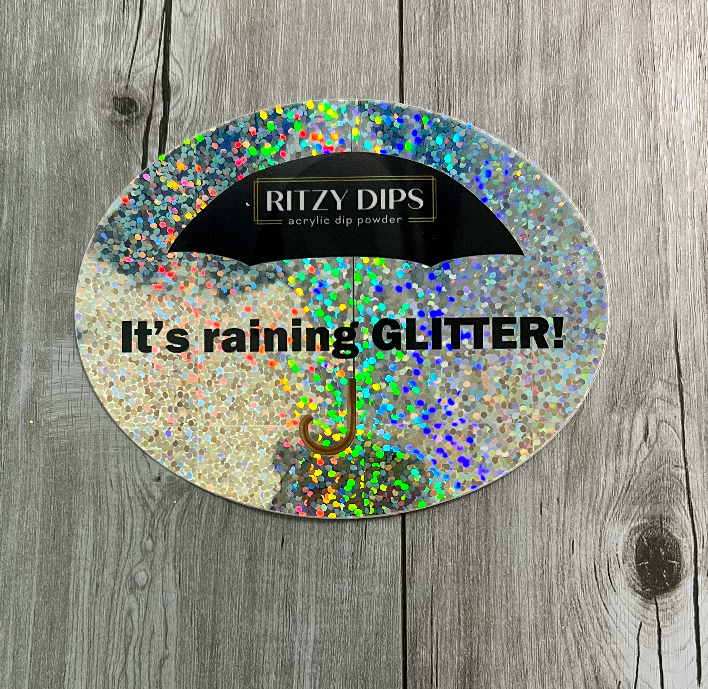 Ritzy Holo Umbrella Sticker – Ritzy Dips, LLC