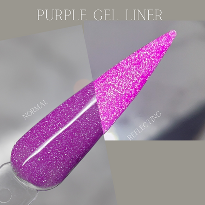 Reflective Neon Gel Liners - Full Set