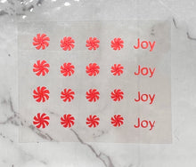 Load image into Gallery viewer, Candy Swirl &amp; Joy Decals
