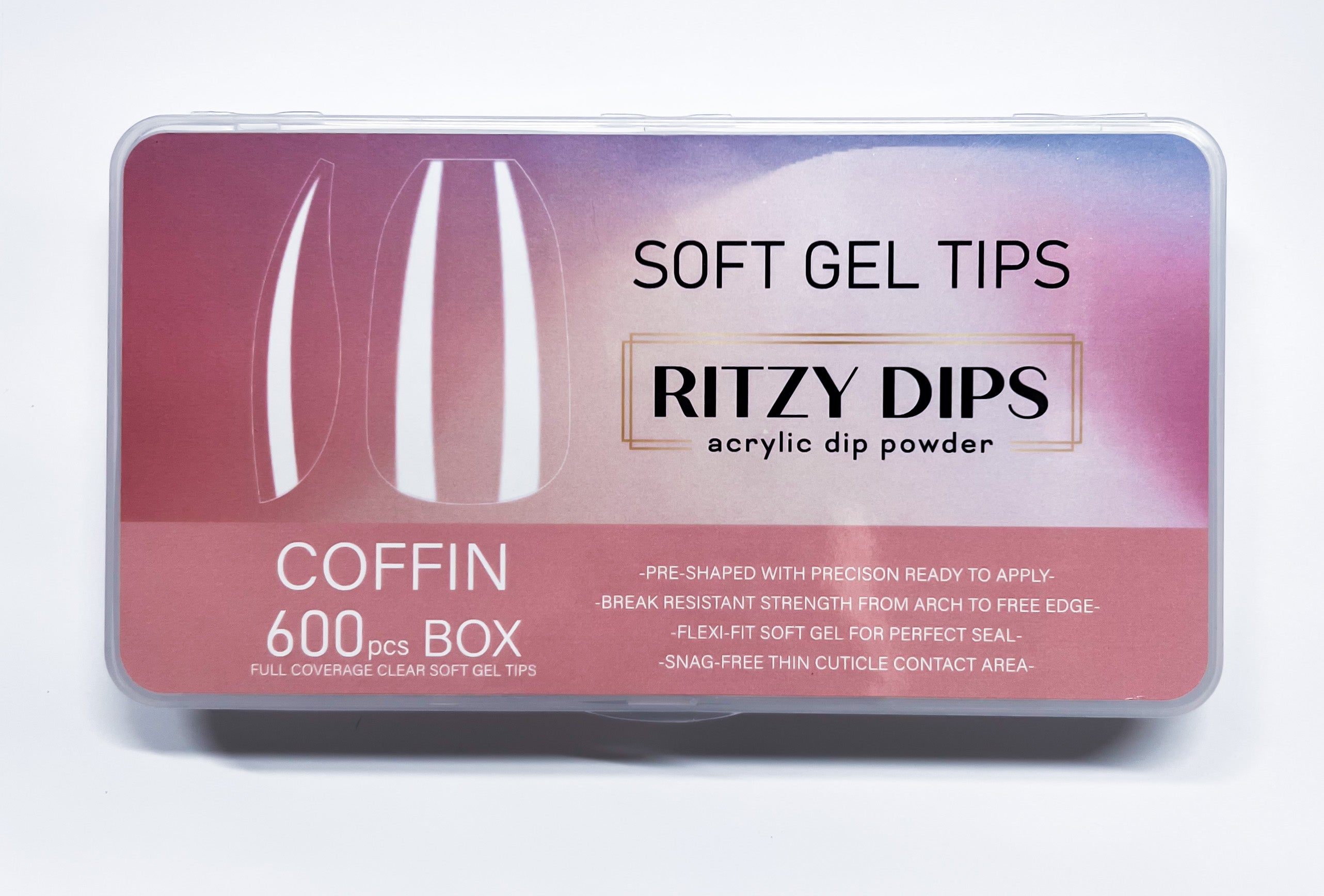 600 count Soft Gel Tips