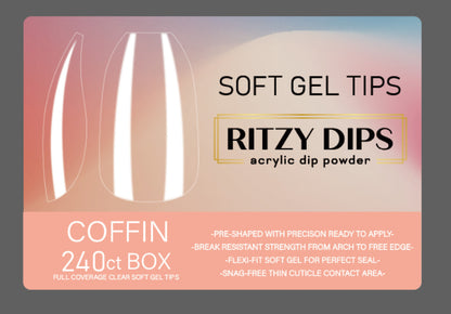 240 count Soft Gel Tips