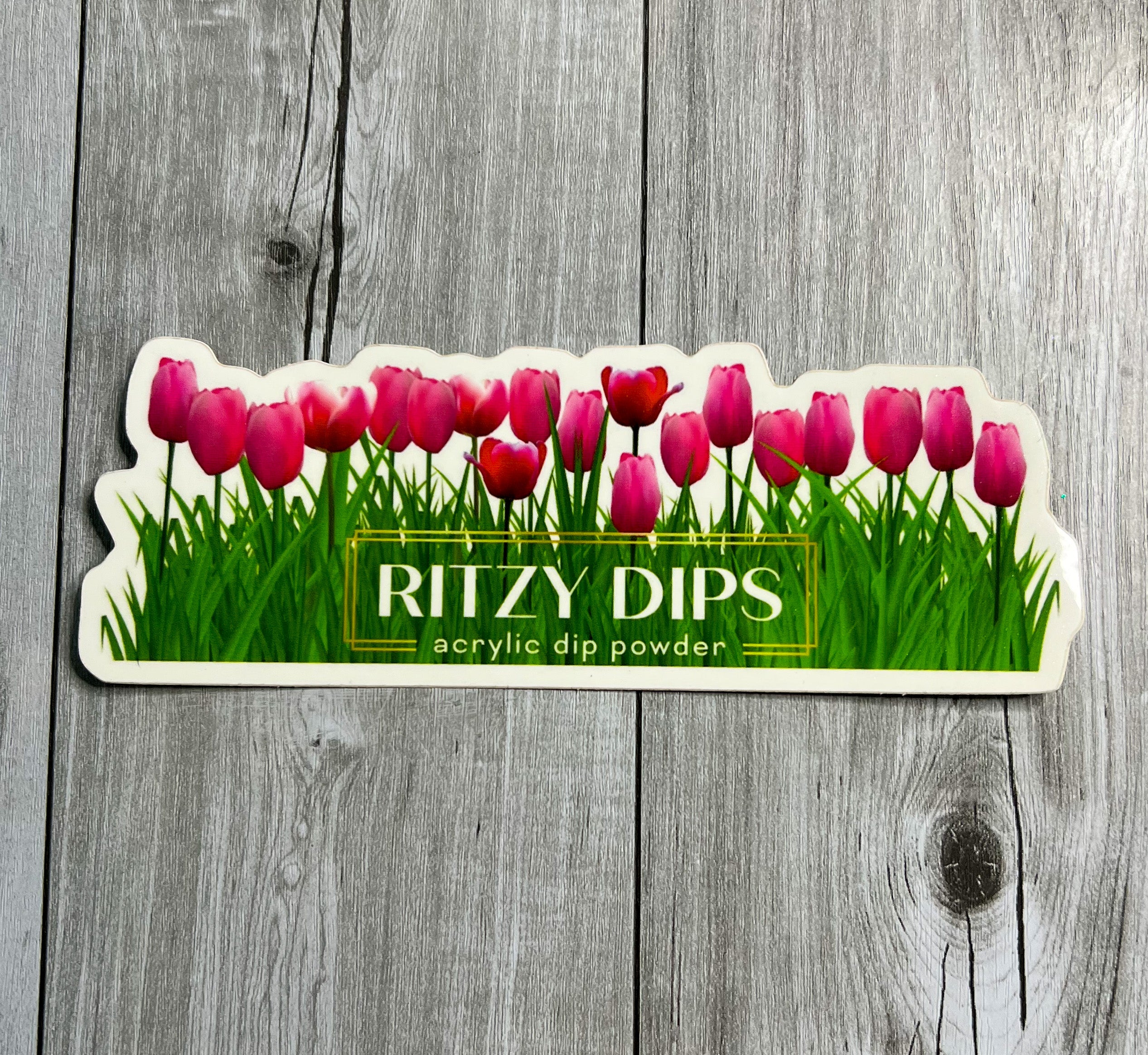 Ritzy Tulips Sticker – Ritzy Dips, LLC